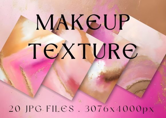 20 Abstract Makeup Texture Backgrounds for Creative Projects