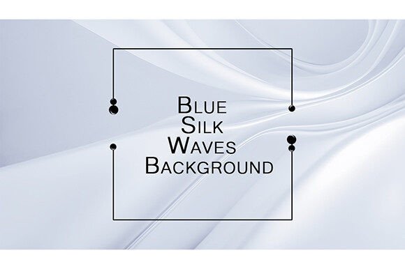 Blue Silk Waves Background for Creative Projects