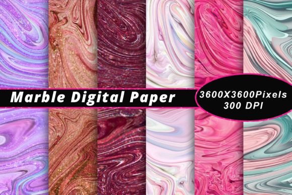 Marble with Light Digital Paper Wrapping: Elevating Your Creative Projects