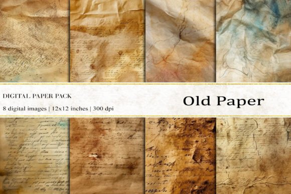 Old Paper Digital Papers: Elevate Your Design with Authentic Texture
