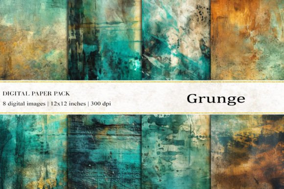 Teal Grunge Digital Papers: Avoiding Common Pitfalls for Professional Results