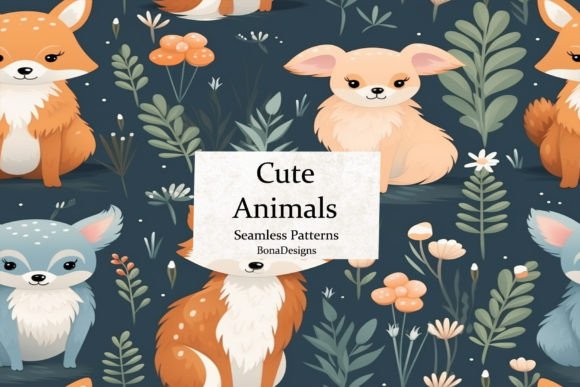 Unlocking Creativity with Cute Animals Seamless Patterns