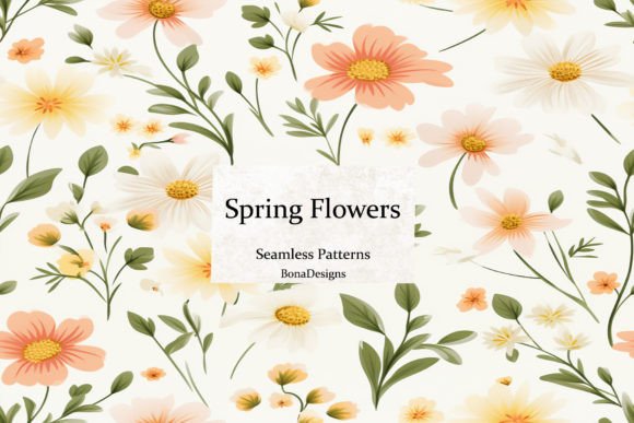 Unlocking Creativity with the Spring Flowers Seamless Pattern: A Digital Designer's Guide